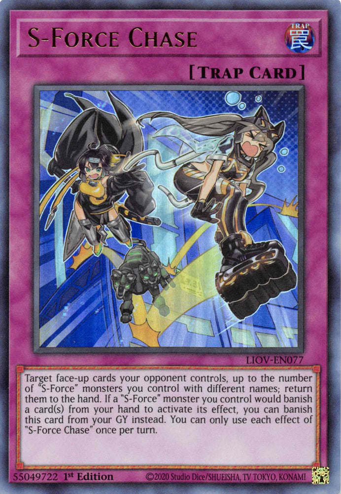 S-Force Chase [LIOV-EN077] Ultra Rare 