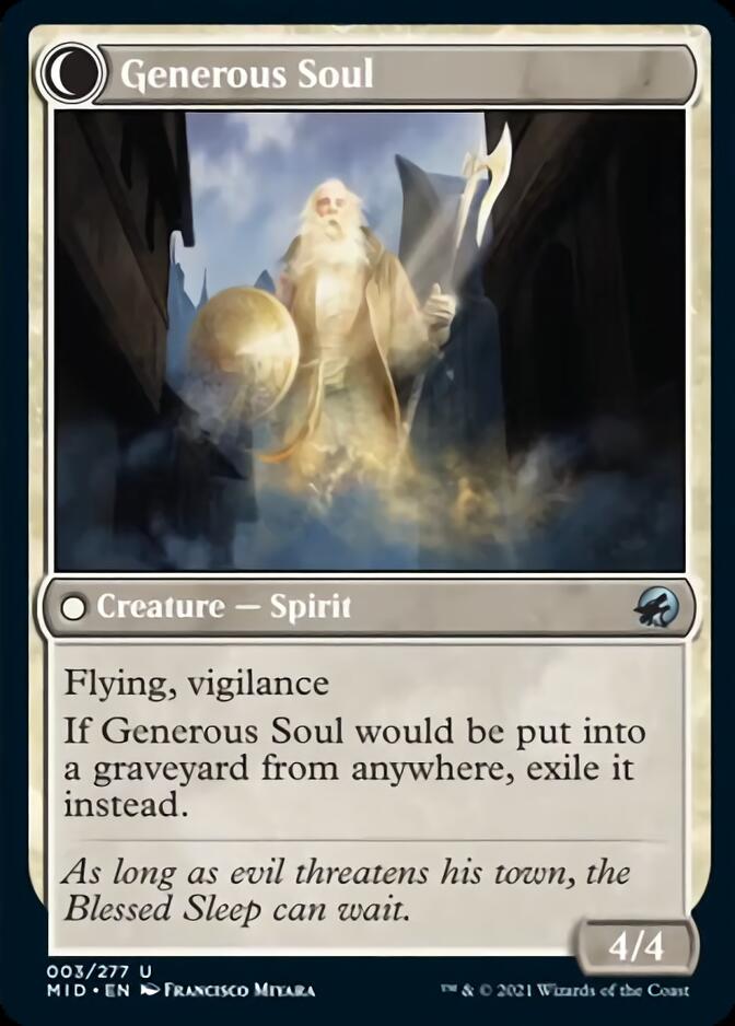 Beloved Beggar // Generous Soul [Innistrad: Midnight Hunt] 