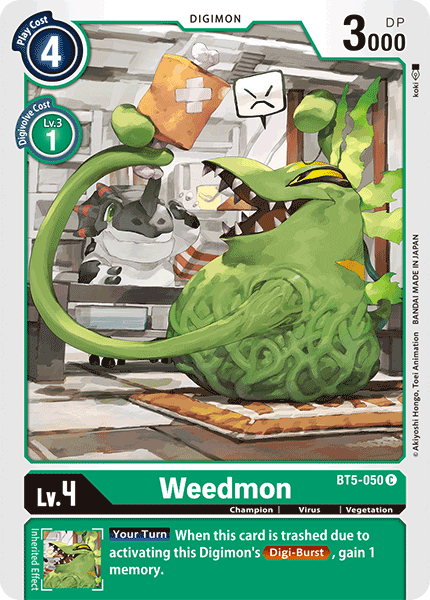 Weedmon [BT5-050] [Battle of Omni] 