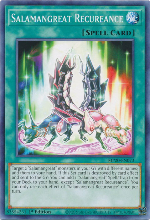 Salamangreat Recureance [MP20-EN073] Common 