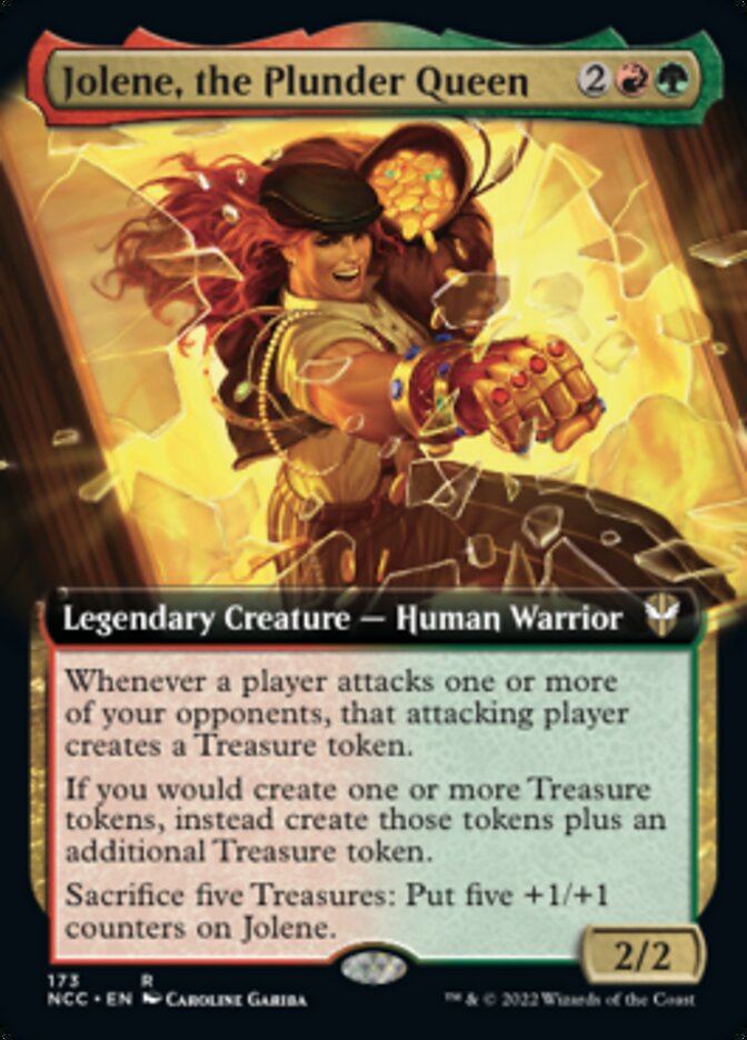 Jolene, the Plunder Queen (Extended Art) [Streets of New Capenna Commander] 