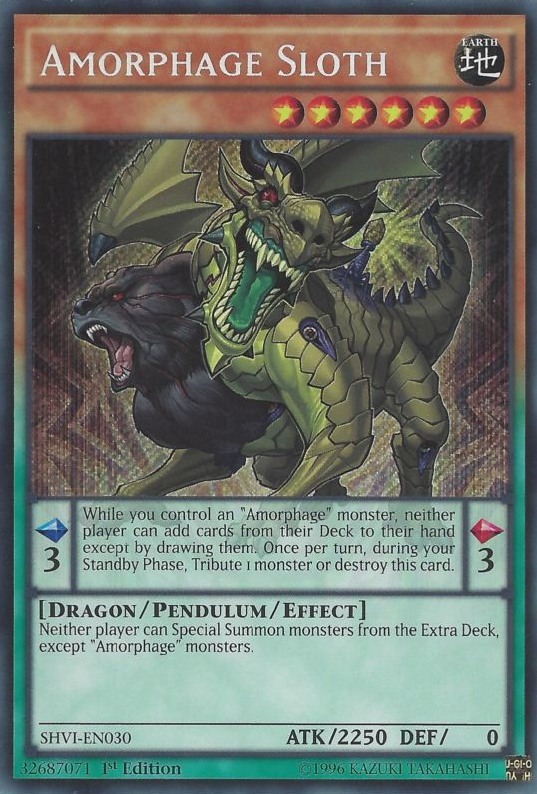 Amorphage Sloth [SHVI-EN030] Secret Rare 