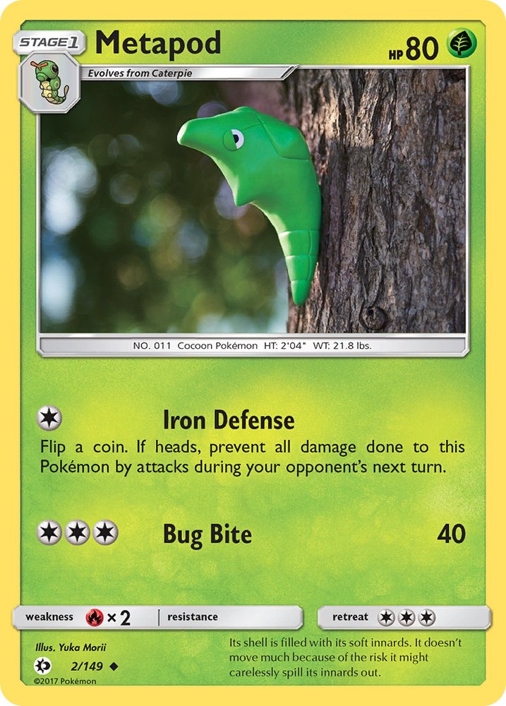 Metapod (2/149) [Sun & Moon: Base Set]