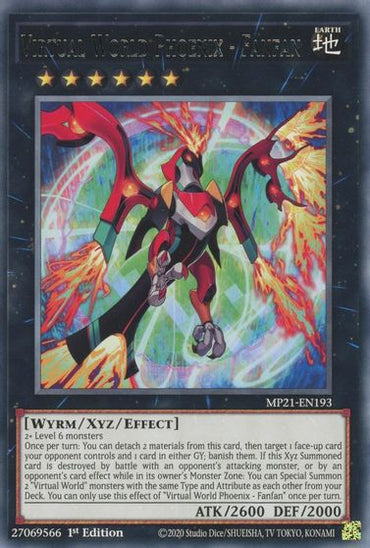 Virtual World Phoenix - Fanfan [MP21-EN193] Rare 