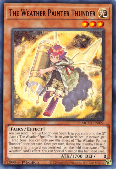 The Weather Painter Thunder [MGED-EN097] Rare 