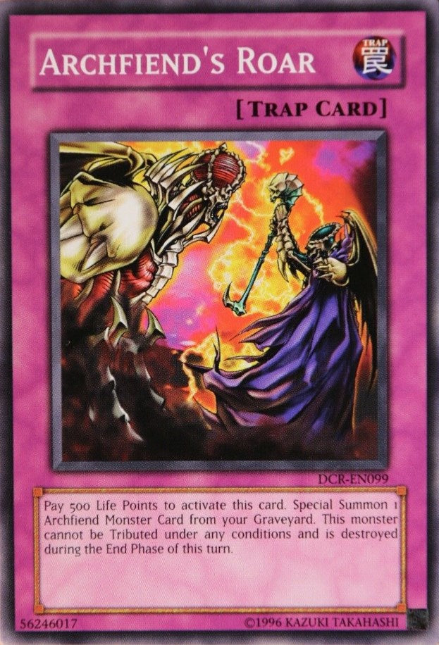 Archfiend's Roar [DCR-EN099] Common 