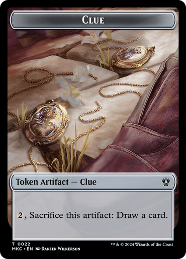 Clue // Insect (0017) Double-Sided Token [Murders at Karlov Manor Commander Tokens] 