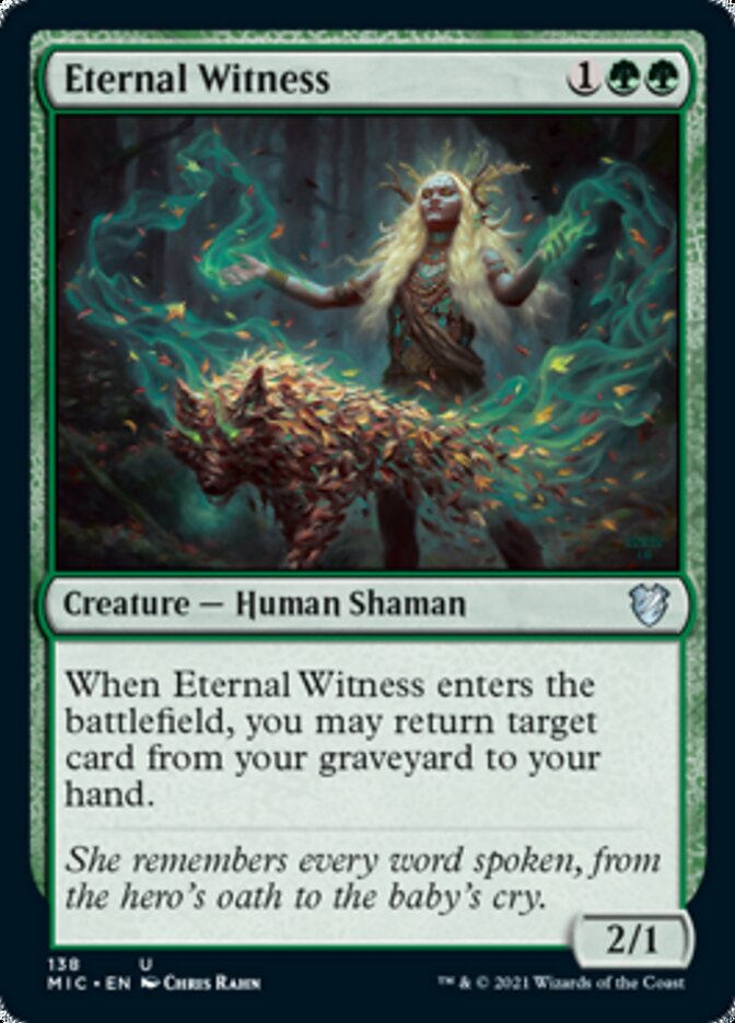 Eternal Witness [Innistrad: Midnight Hunt Commander] 