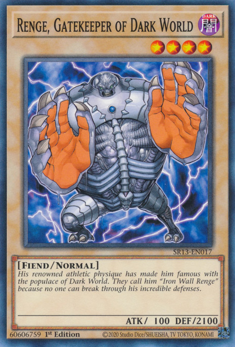 Renge, Gatekeeper of Dark World [SR13-EN017] Common 