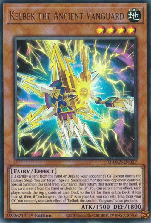 Kelbek the Ancient Vanguard [MAMA-EN027] Ultra Rare 