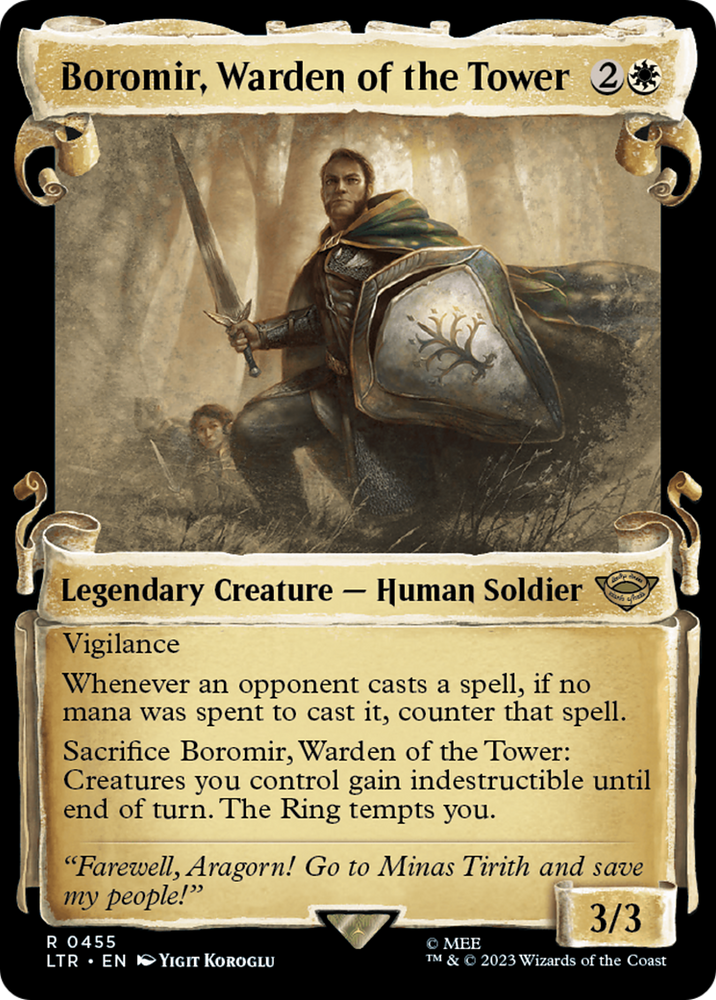 Boromir, Warden of the Tower [The Lord of the Rings: Tales of Middle-Earth Showcase Scrolls] 