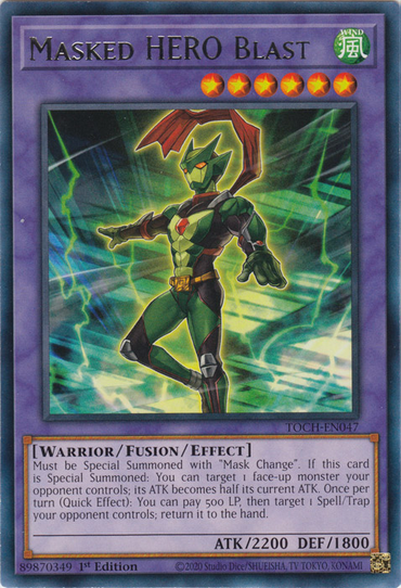 Masked Hero Blast [TOCH-EN047] Rare 