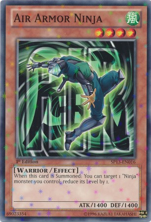 Air Armor Ninja [SP13-EN016] Starfoil Rare 