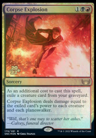 Corpse Explosion [Streets of New Capenna Prerelease Promos] 