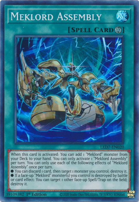 Meklord Assembly [LED7-EN020] Super Rare 