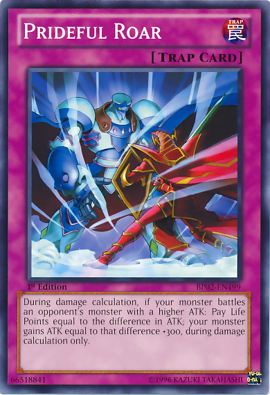 Prideful Roar [BP02-EN199] Mosaic Rare 