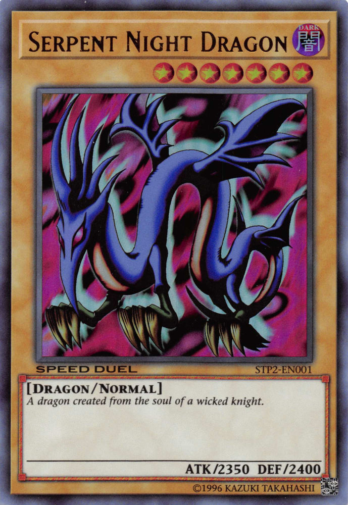 Serpent Night Dragon [STP2-EN001] Ultra Rare 