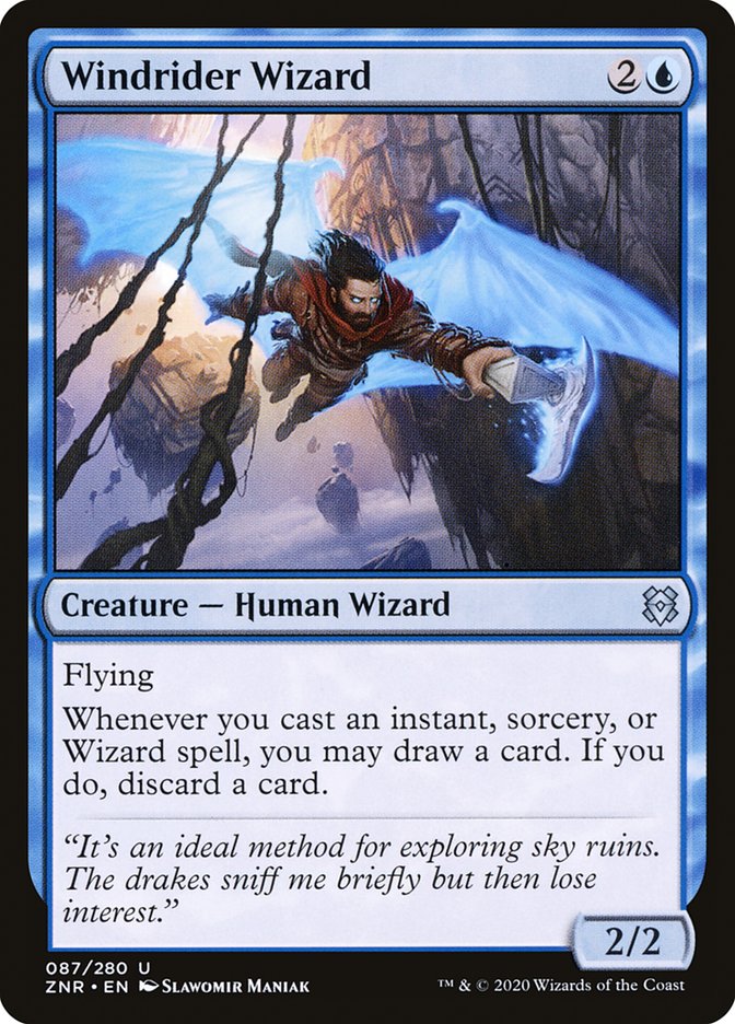 Windrider Wizard [Zendikar Rising] 