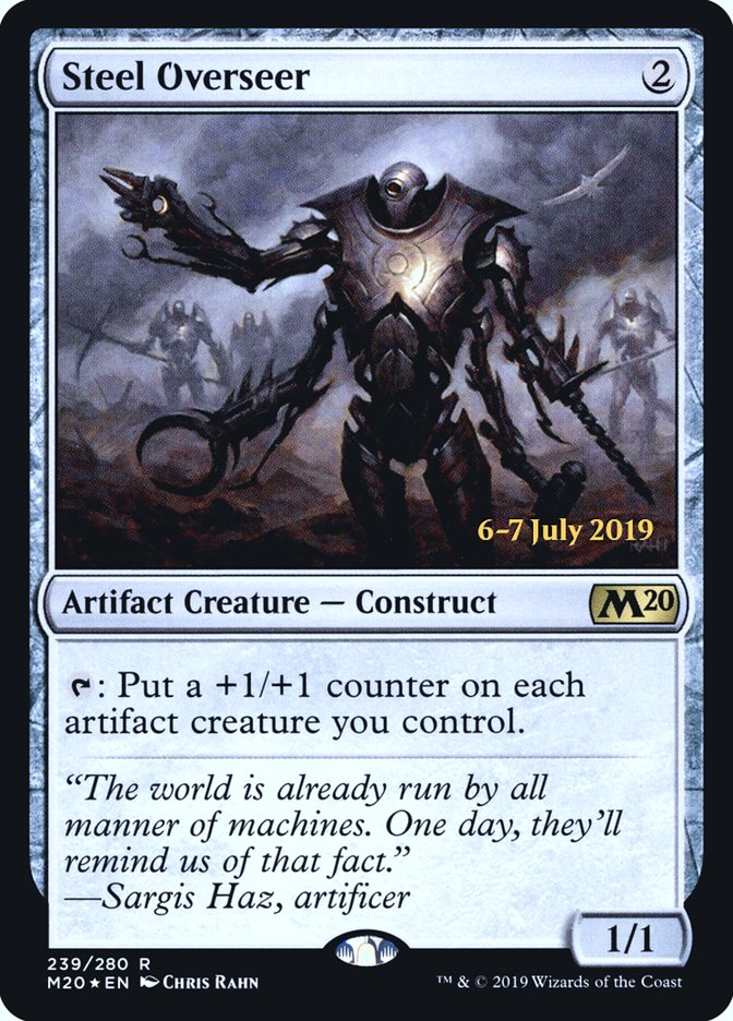 Steel Overseer [Core Set 2020 Prerelease Promos] 