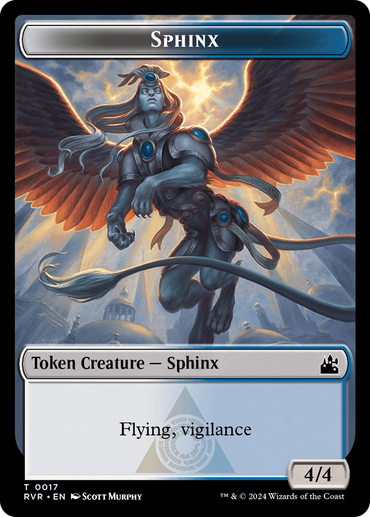 Sphinx Token [Ravnica Remastered Tokens] 