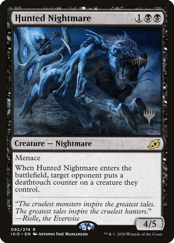 Hunted Nightmare (Promo Pack) [Ikoria: Lair of Behemoths Promos] 