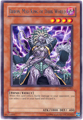 Brron, Mad King of Dark World [DR04-EN082] Rare 
