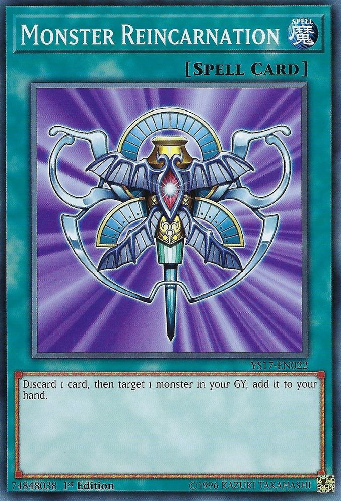 Monster Reincarnation [YS17-EN022] Common 