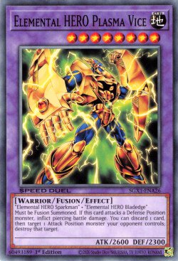 Elemental HERO Plasma Vice [SGX1-ENA26] Common 