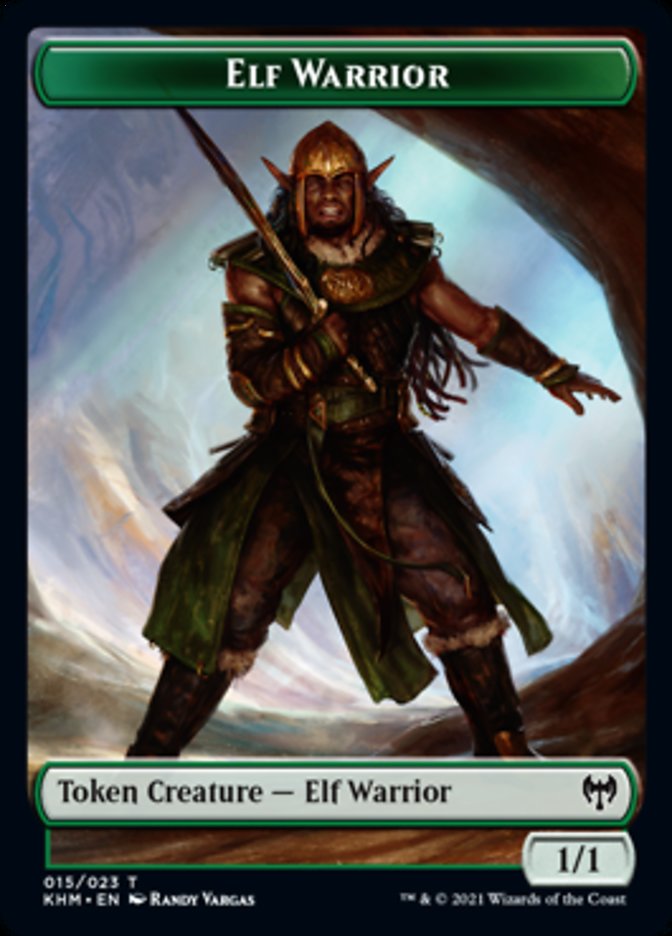 Elf Warrior Token [Kaldheim Tokens] 