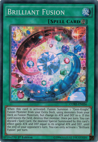 Brilliant Fusion [CORE-EN056] Super Rare 