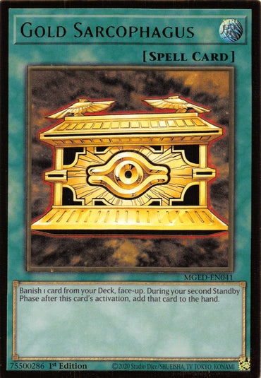 Gold Sarcophagus [MGED-EN041] Gold Rare 