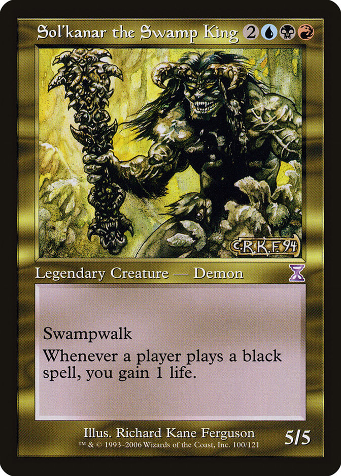 Sol'kanar the Swamp King [Time Spiral Timeshifted] 