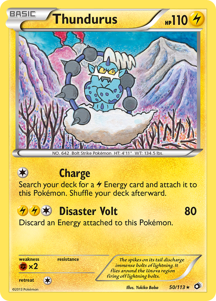 Thundurus (50/113) (Theme Deck Exclusive) [Black & White: Legendary Treasures]