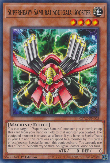 Superheavy Samurai Soulgaia Booster [CYAC-EN005] Common 