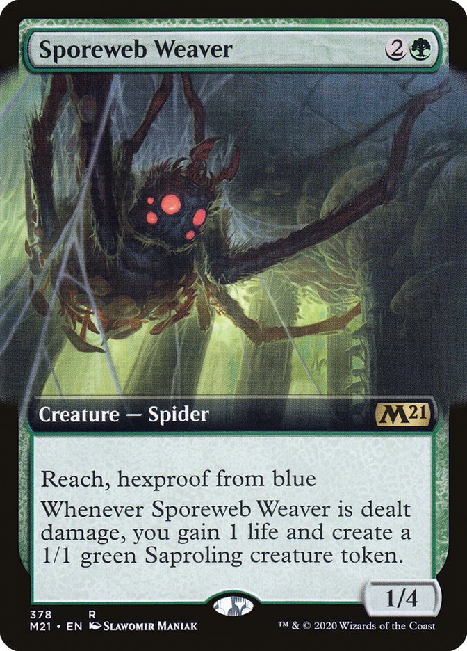 Sporeweb Weaver (Extended Art) [Core Set 2021]