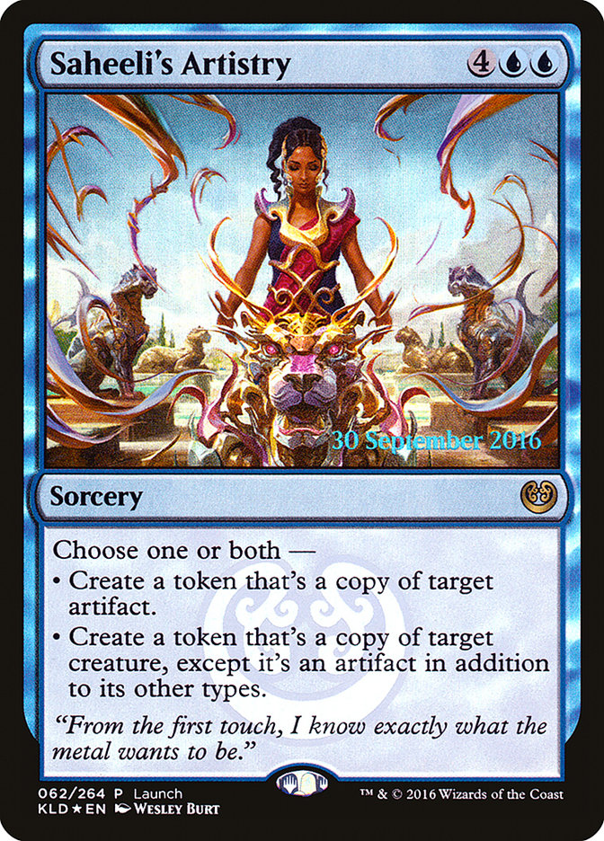 Saheeli's Artistry (Launch) [Kaladesh Promos] 