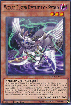 Wizard Buster Destruction Sword [BOSH-EN021] Common 