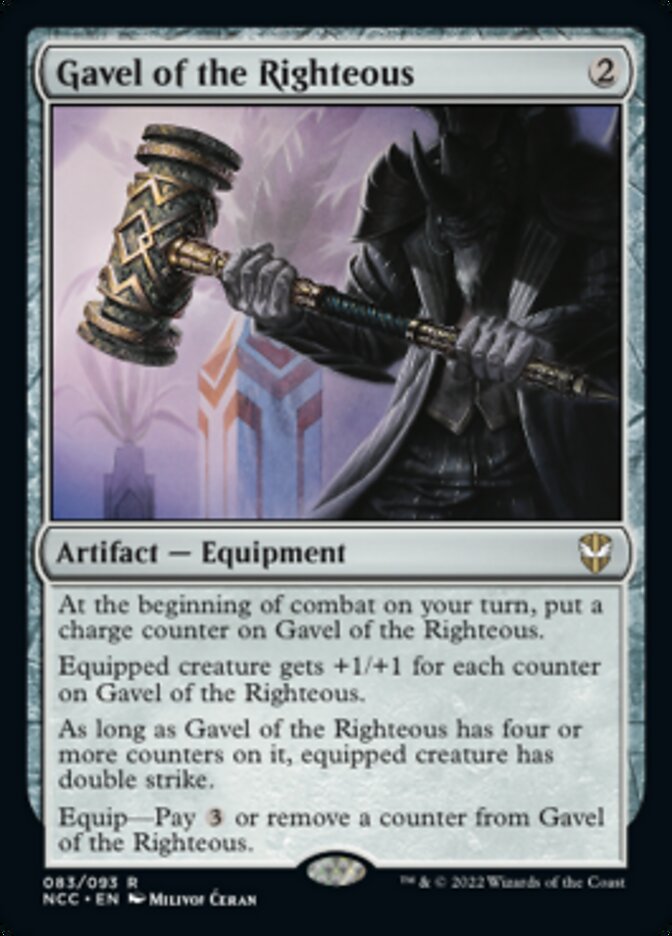 Gavel of the Righteous [Streets of New Capenna Commander] 