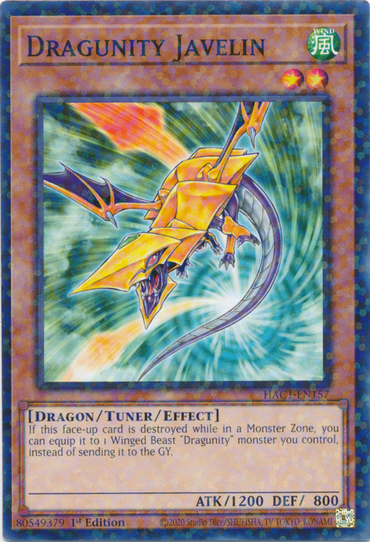 Dragunity Javelin (Duel Terminal) [HAC1-EN157] Common 