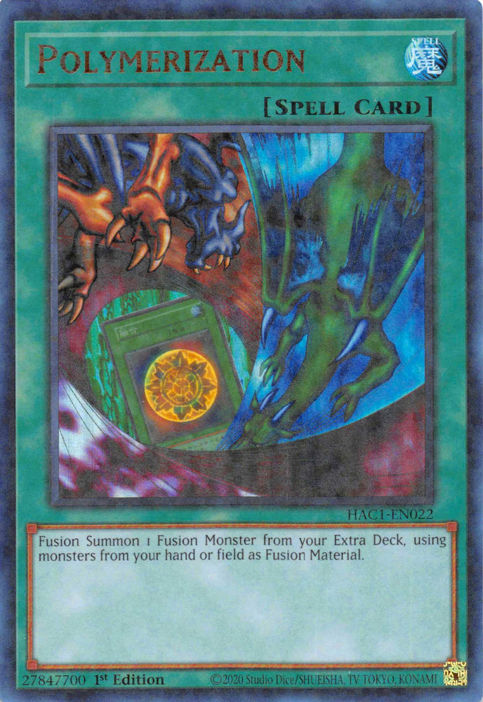 Polymerization (Duel Terminal) [HAC1-EN022] Parallel Rare 