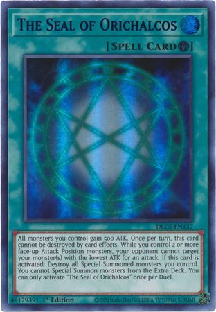 The Seal of Orichalcos (Purple) [DLCS-EN137] Ultra Rare 