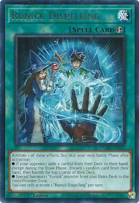 Runick Dispelling [TAMA-EN032] Rare 
