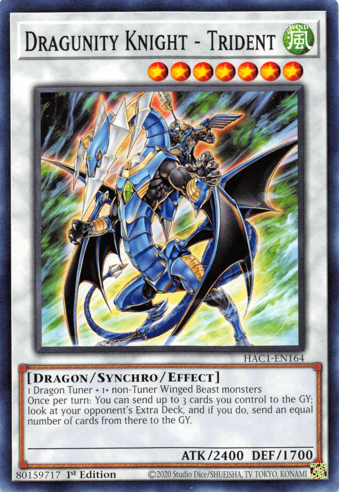 Dragunity Knight - Trident [HAC1-EN164] Common 