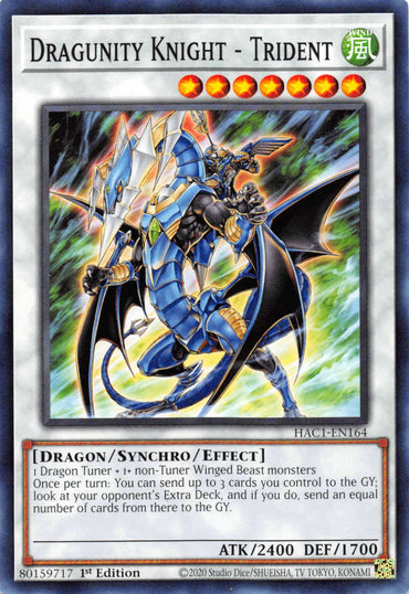 Dragunity Knight - Trident [HAC1-EN164] Common 