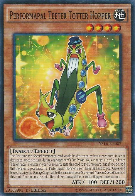 Performapal Teeter Totter Hopper [YS16-EN007] Common 