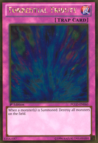 Torrential Tribute [PGLD-EN060] Gold Rare 