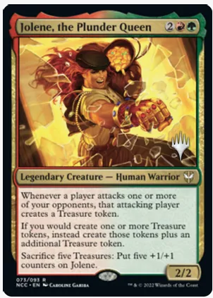 Jolene, the Plunder Queen (Promo Pack) [Streets of New Capenna Commander Promos] 