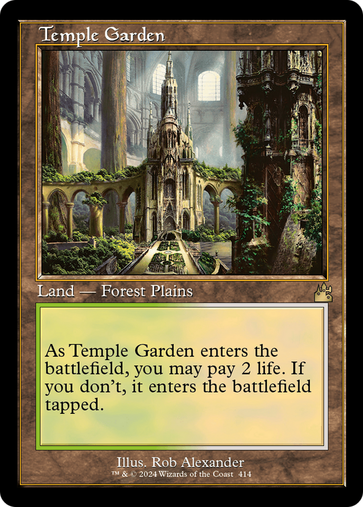 Temple Garden (Retro) [Ravnica Remastered] 