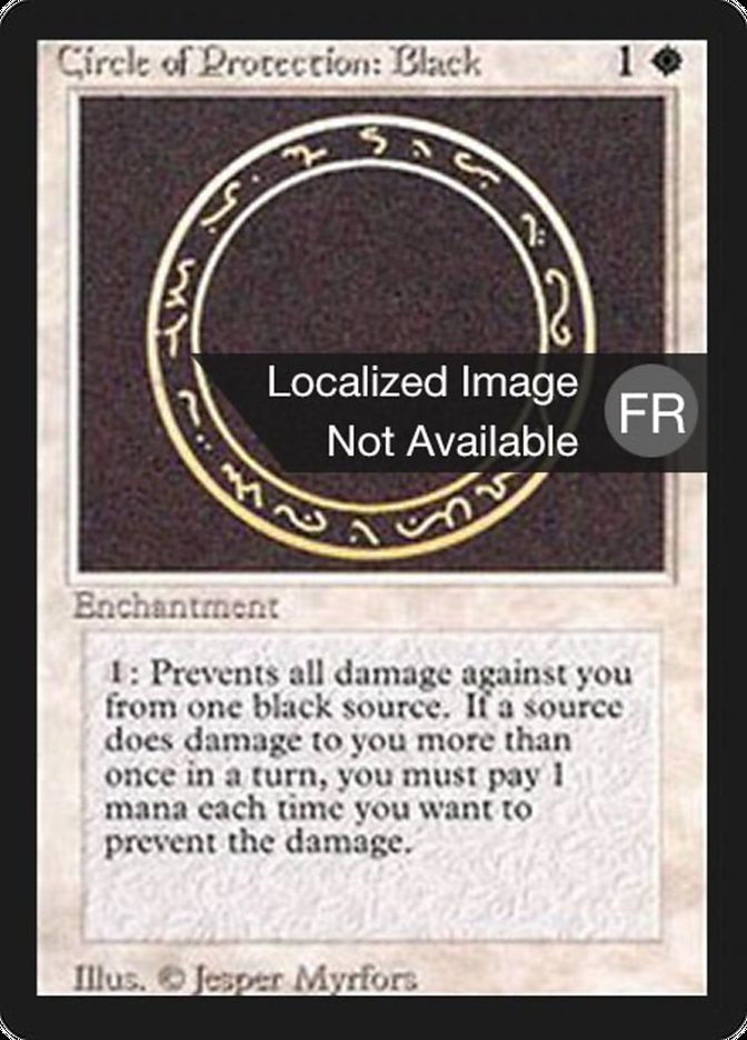 Circle of Protection: Black [Foreign Black Border] 