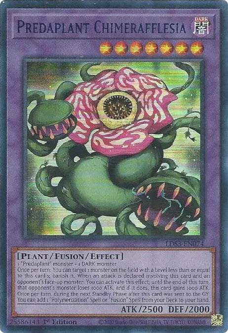 Predaplant Chimerafflesia (Blue) [LDS3-EN074] Ultra Rare 